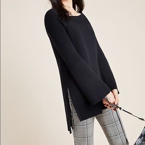 Black Sweater Tunic Anthropologie (XS)